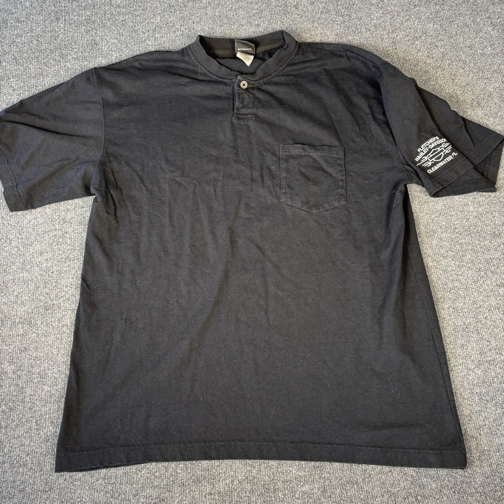 Harley-Davidson Fletcher's Clearwater‎ FL T-Shirt Men's XL Y2K Vintage Biker